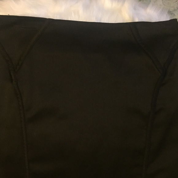 BCX 3-Piece Brown Skirt Suit: Shadow-Stripe w Kick-Pleats & Matching Chemise - Picture 4 of 7